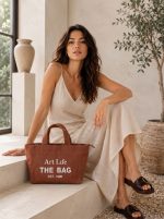 Art Life Signature Canvas Bag - Espresso - Görsel 2